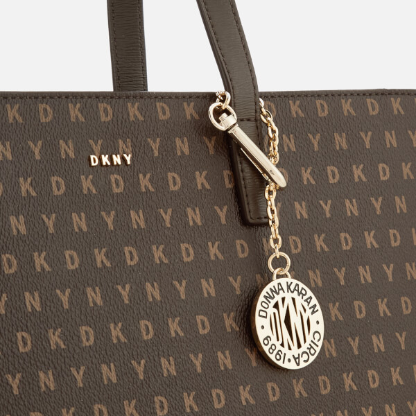 dkny coated logo bag