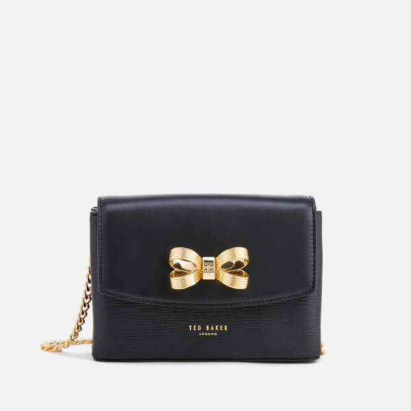 Ted Baker Women's Leorr Looped Bow Mini Cross Body Bag Black