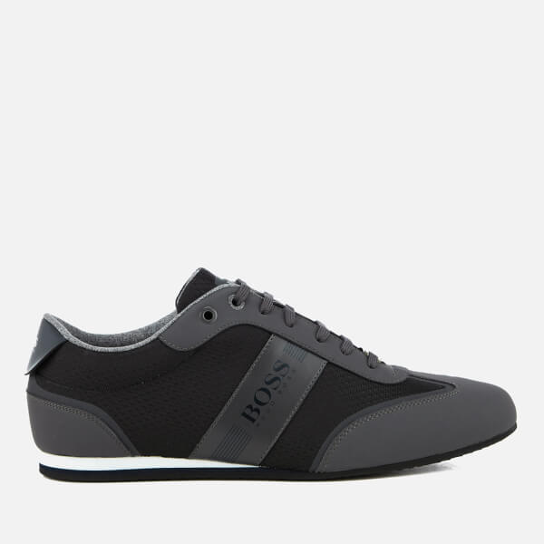BOSS Green Men's Lighter Low Profile Trainers - Dark Grey 