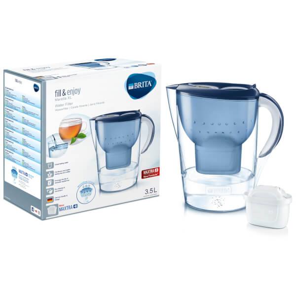 BRITA Maxtra+ Marella XL Cool Water Filter Jug Blue Homeware