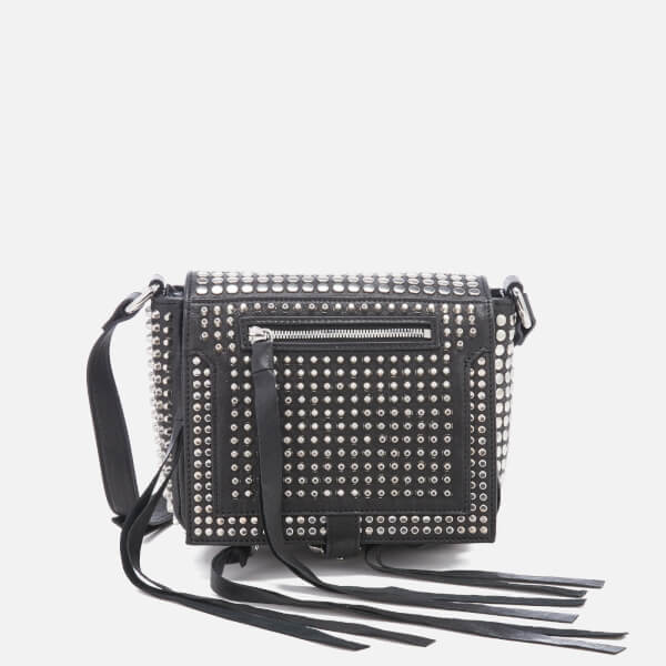 Mcq Alexander Mcqueen Women S Studded Mini Cross Body Bag Black Mcq Alexander Mcqueen Women S Studded Mini Cross Body Bag Black Image 1