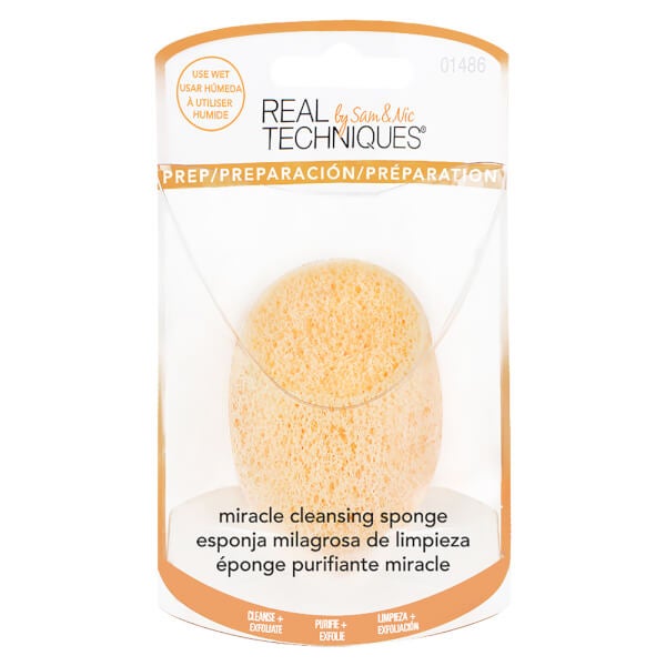 Real Techniques Miracle Cleans   ing Sponge | Free Shipping