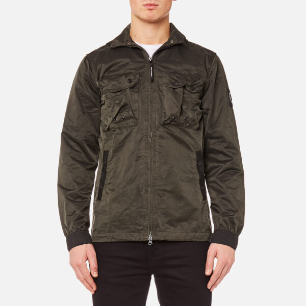 Marshall Artist Men's Pigment Dyed Overshirt Khaki Mens