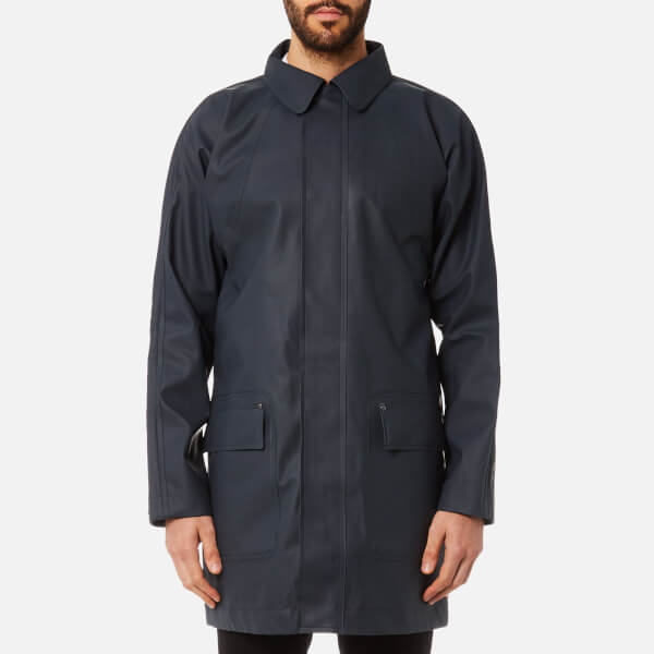 Hunter Men's Original Rubber Raincoat - Navy Clothing | TheHut.com