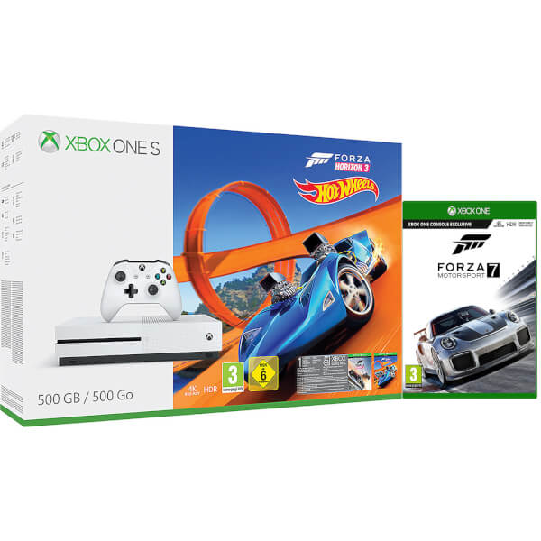 Xbox One S 500GB Console - Forza Horizon 3, Hot Wheels ...