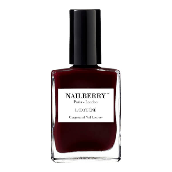 Nailberry L'Oxygene Nail Lacquer Noirberry | Free Shipping | Lookfantastic