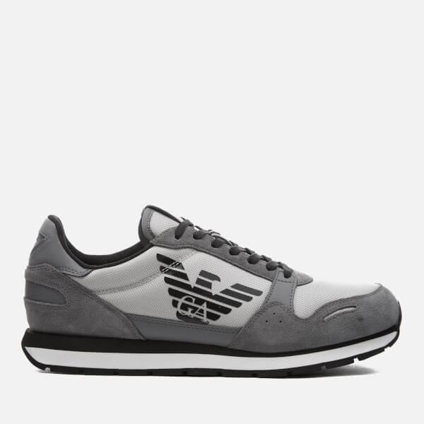 Emporio Armani Men's Trainers - Ash | FREE UK Delivery | Allsole