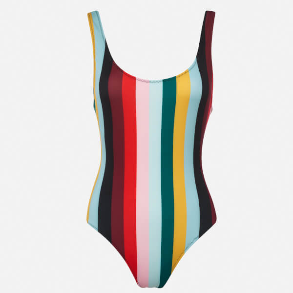 Solid & Striped Women's The Anne-Marie Swimsuit - Paradise Stripe ...