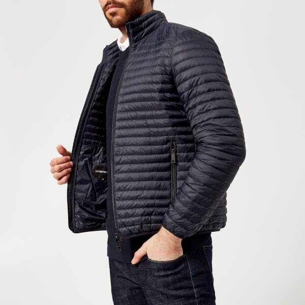 Emporio Armani Men's Padded Jacket - Blu - Free UK ... (600 x 600 Pixel)