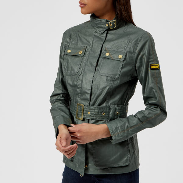 Barbour International Women's Bearings Jacket Light Khaki Womens
