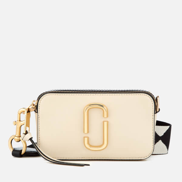 Marc Jacobs Women&#39;s Snapshot Small Camera Bag - Cloud White/Multi - Free UK Delivery over £50