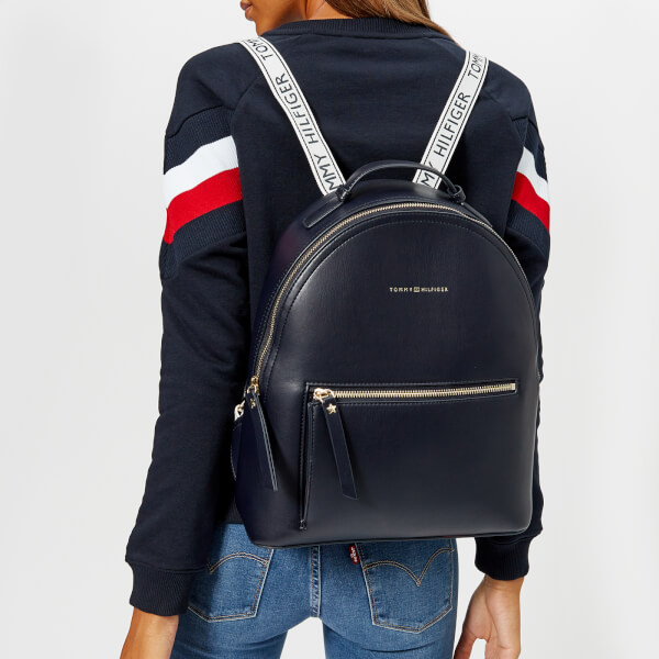 tommy hilfiger backpack women's leather