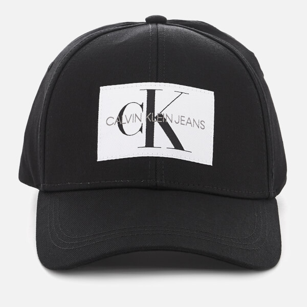Calvin Klein Women's J Monogram Baseball Cap Black
