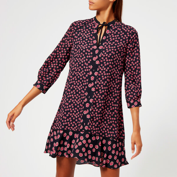 Whistles Women's Lenno Print Shirt Dress - Pink/Multi Womens Clothing ...