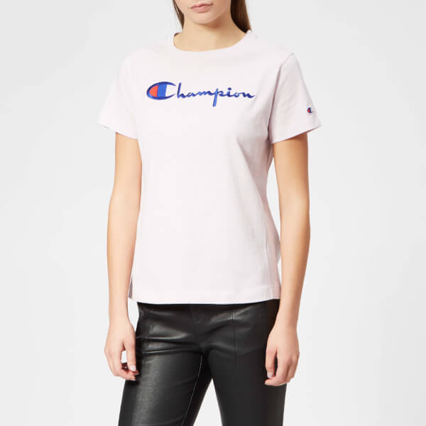 Champion Women's Crew Neck T-Shirt - Lilac - Free UK Delivery over £50