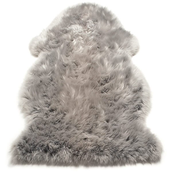 Asiatic London Auckland Sheepskin Rug Silver Homeware