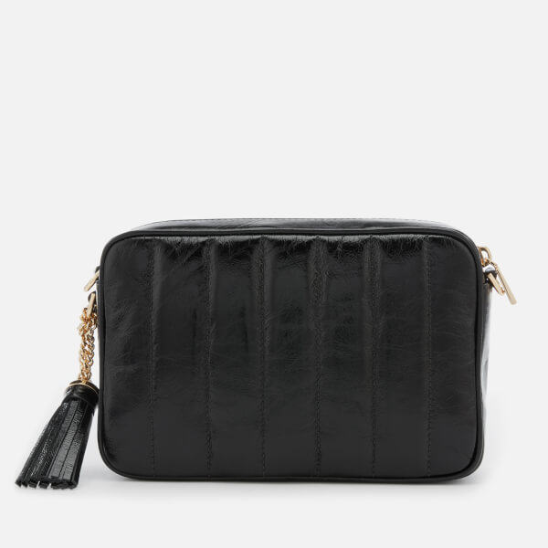 MICHAEL MICHAEL KORS Women&#39;s Medium Panel Quilted Camera Bag - Black - Free UK Delivery over £50