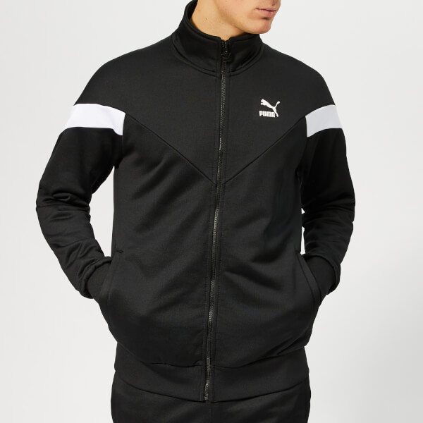 Puma Men's Iconic MCS Track Jacket - Puma Black Sports & Leisure ...