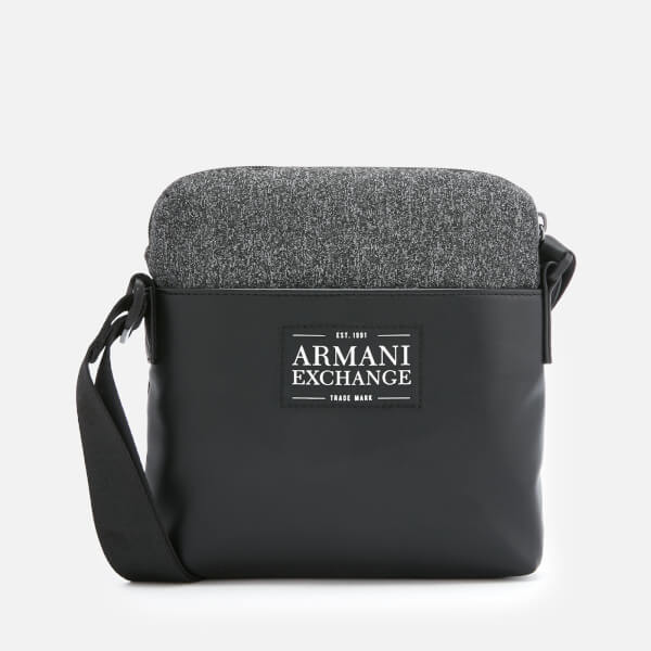 Armani Exchange Men&#39;s Small Cross Body Bag - Dark Grey/Black Mens Accessories | www.semadata.org