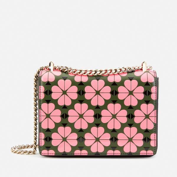 Kate Spade New York Women&#39;s Amelia Spade Flower Small Shoulder Bag - Bright Pink Multi