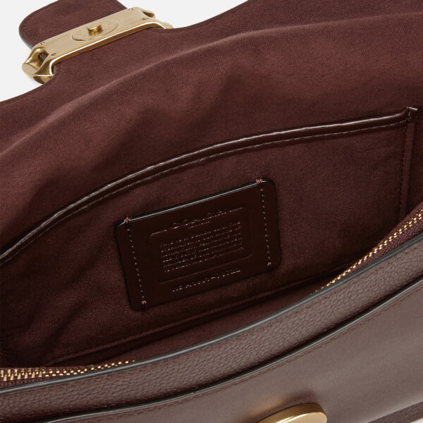 Coach Women's Mixed Leather Tabby 26 Shoulder Bag - Oxblood