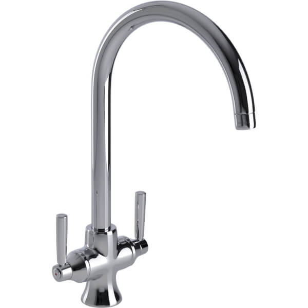 Transition Dual Handle Monobloc Kitchen Tap Chrome Homebase