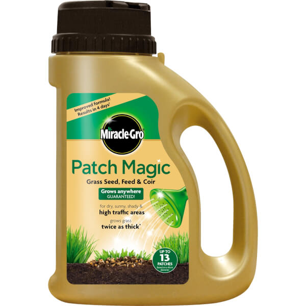 MiracleGro Patch Magic Grass Seed, Feed & Coir 10 Patch Jug Homebase