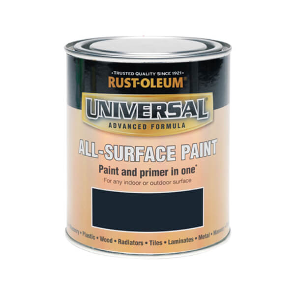 RustOleum Universal All Surface Paint Dark Grey 750ml Homebase