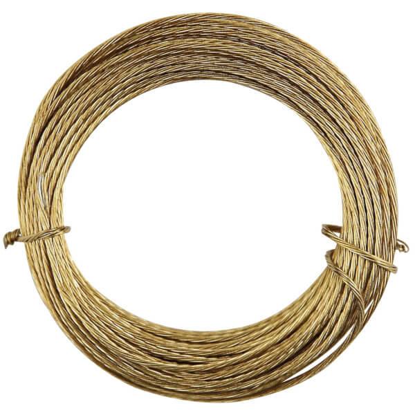Brass Picture Wire 3.5m Homebase