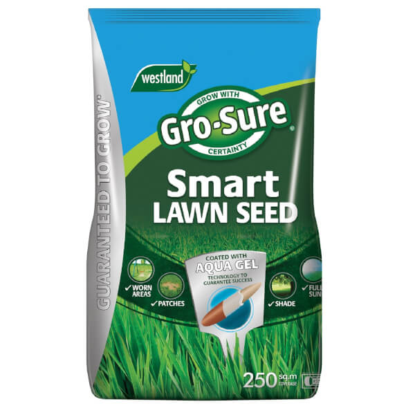 GroSure Smart Lawn Seed Bag 250m2 Homebase