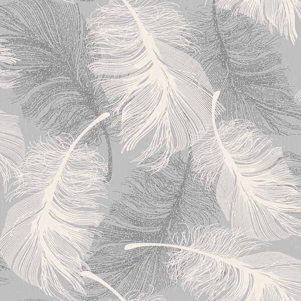 Superfresco Feather Dappled Grey Wallpaper Homebase