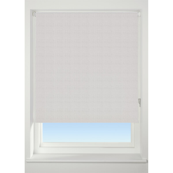 Doris Pearl Textured Roller Blind 120cm Homebase