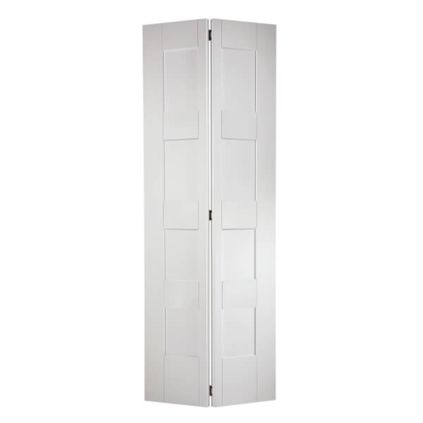 Shaker Internal Bifold Primed White 8 Panel Door 762 x 1981mm Homebase