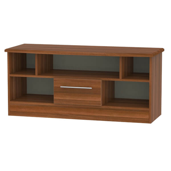 Siena Open TV Unit Noche Walnut Homebase