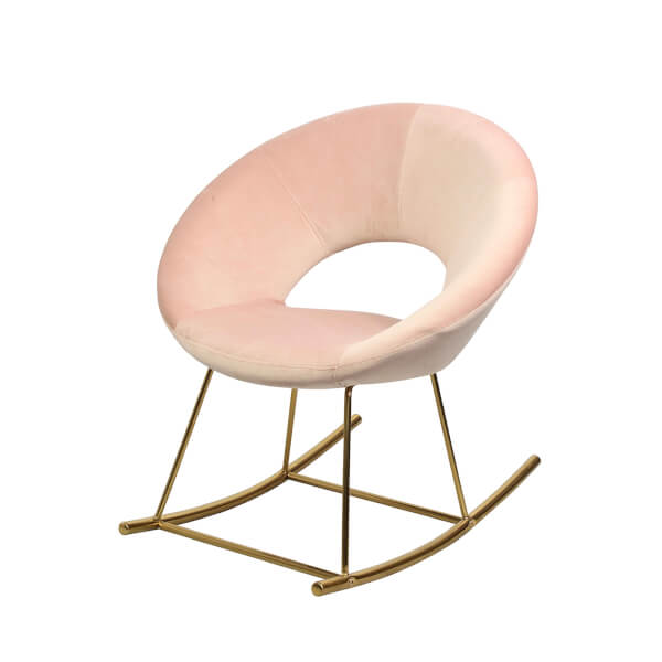 Stella Occasional Rocking Chair Pink Homebase