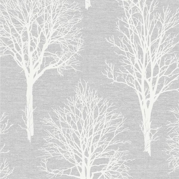 Boutique HWV Landcape Dove Grey Wallpaper Homebase