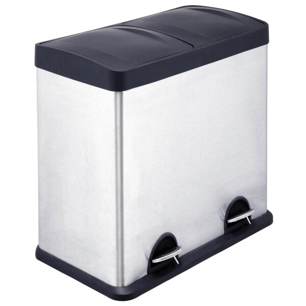 Recycle Pedal Bin 48L Homebase