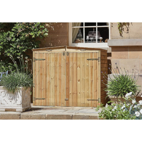 Anchor Fast Double Wheelie Bin Store Homebase