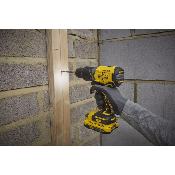 STANLEY FATMAX V20 18V Cordless Brushless Combi Drill with Kit Box