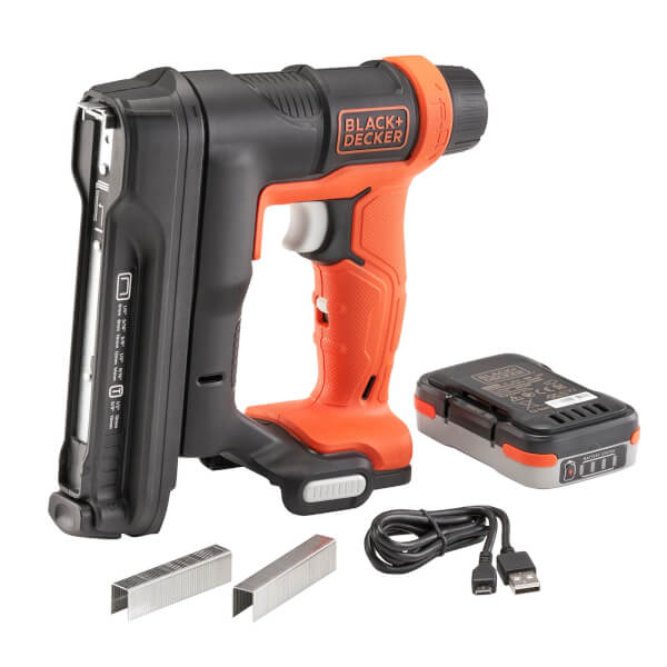 BLACK+DECKER 12V Cordless Tacker with Staples (BDCT12S1XJ) Homebase