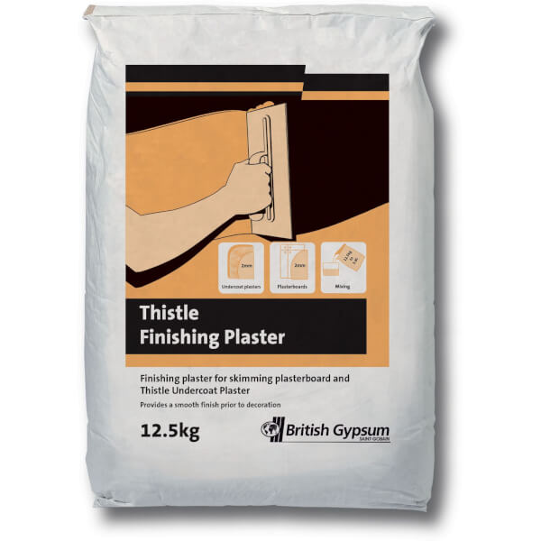 Thistle Finishing Plaster 12.5kg Homebase