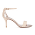 leather barely there sandals