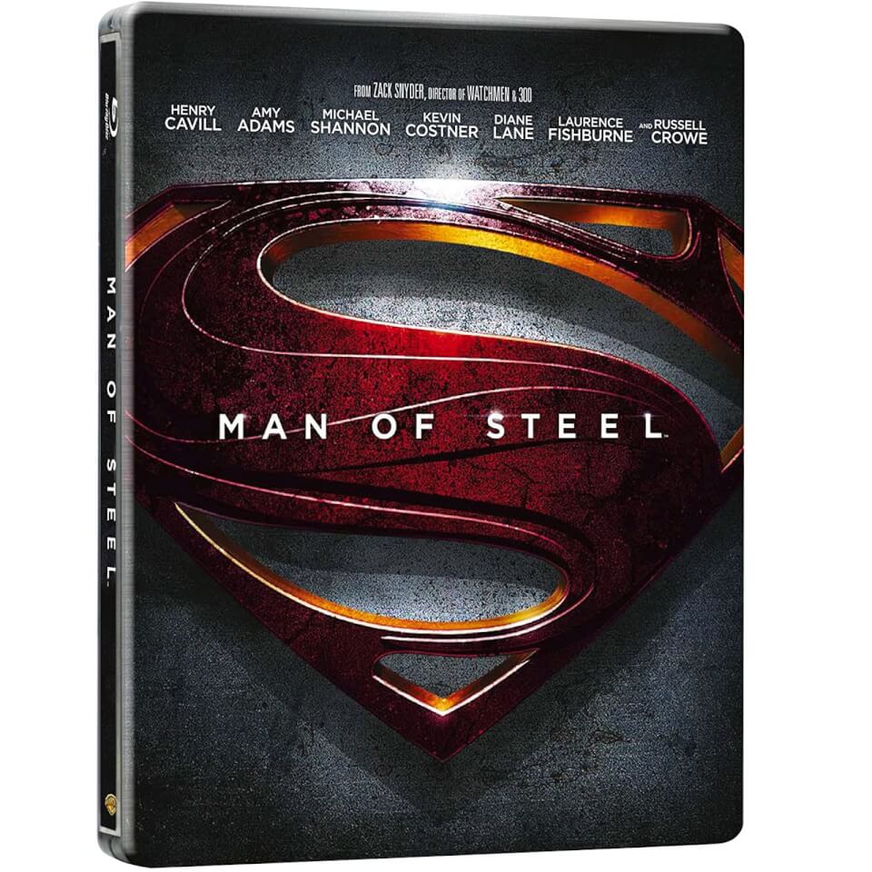 Man Of Steel 3d Limited Edition Steelbook Includes 2d Version