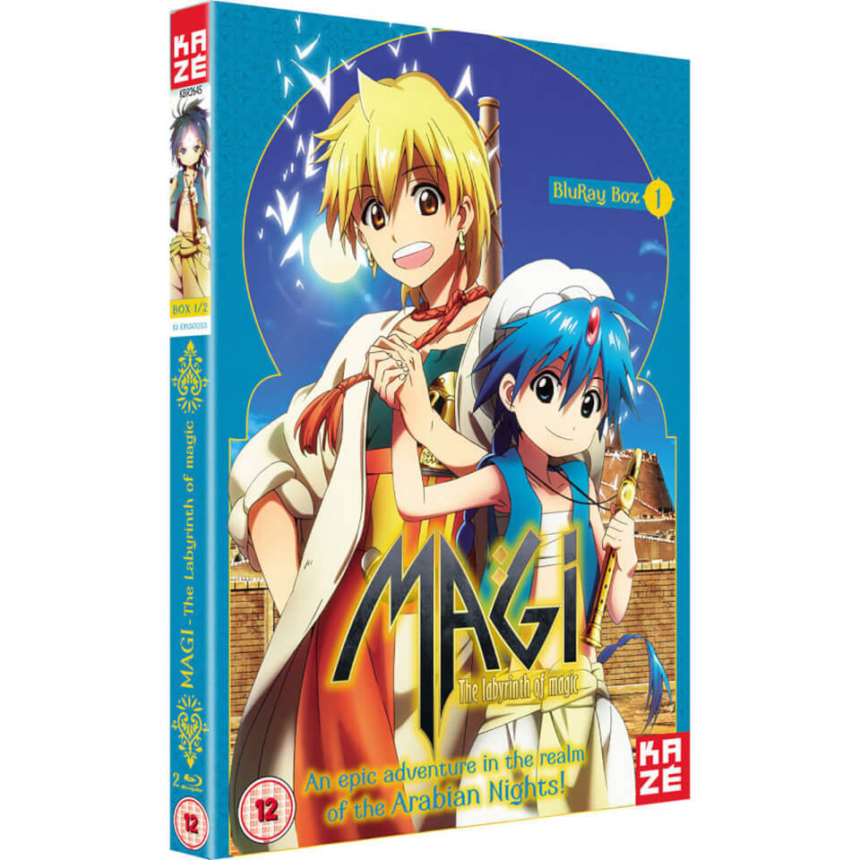 Magi: The Labyrinth Of Magic Season 1 Magi: The Labyrinth of Magic - Season 1: Part 1 Blu-ray - Zavvi UK
