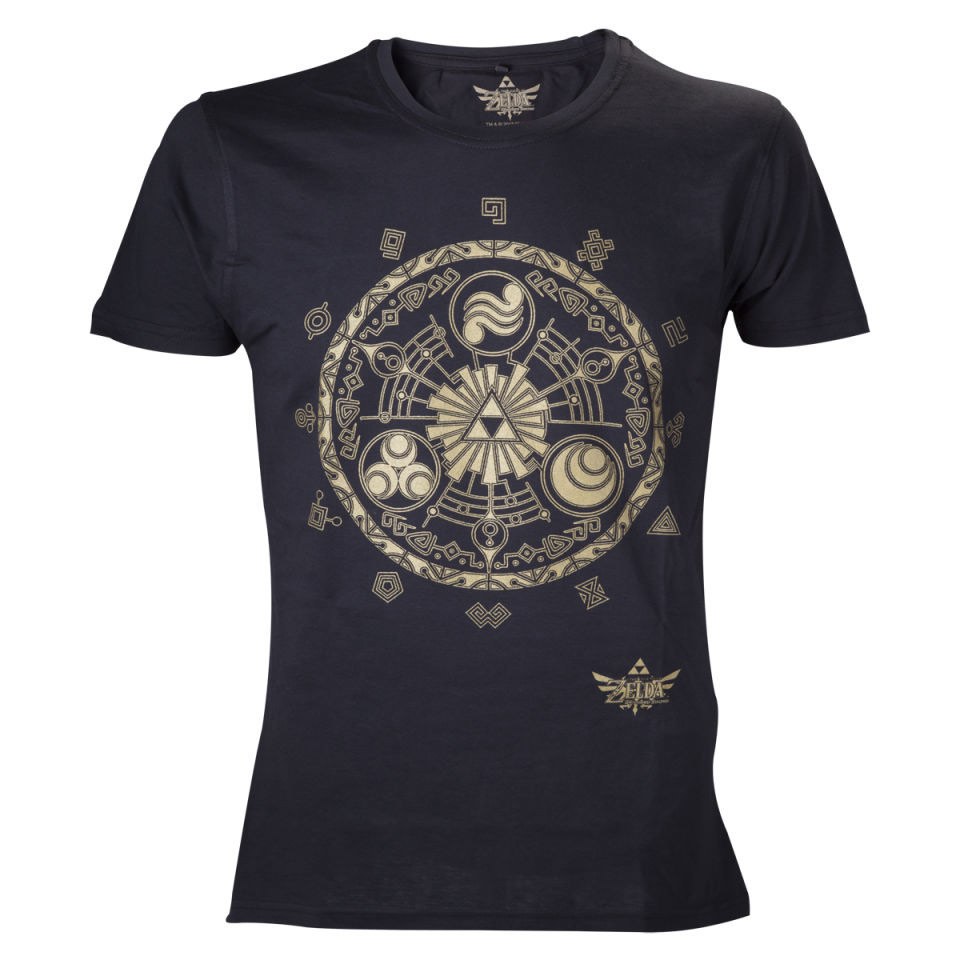 The Legend Of Zelda - T-Shirt (Black) | Nintendo Official ...