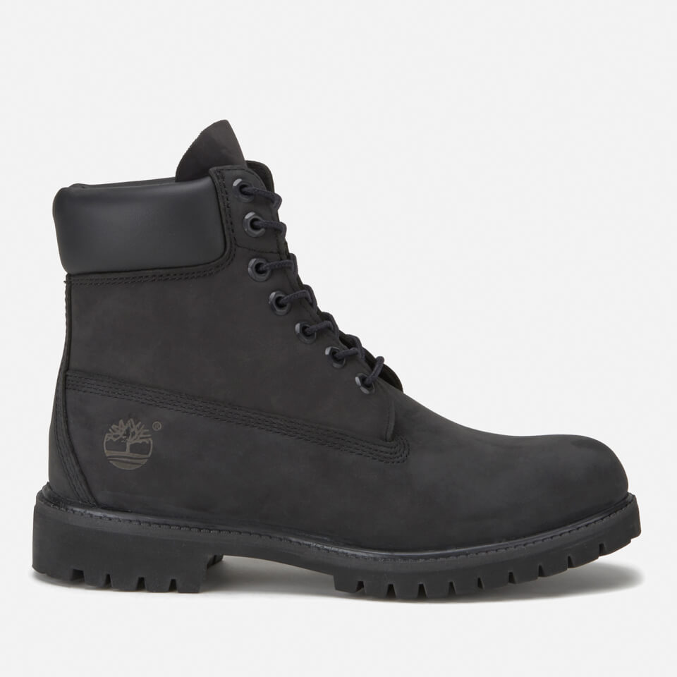 Timberland Men's Icon 6 Inch Premium Leather Lace Up Boots Black FREE UK Delivery Allsole