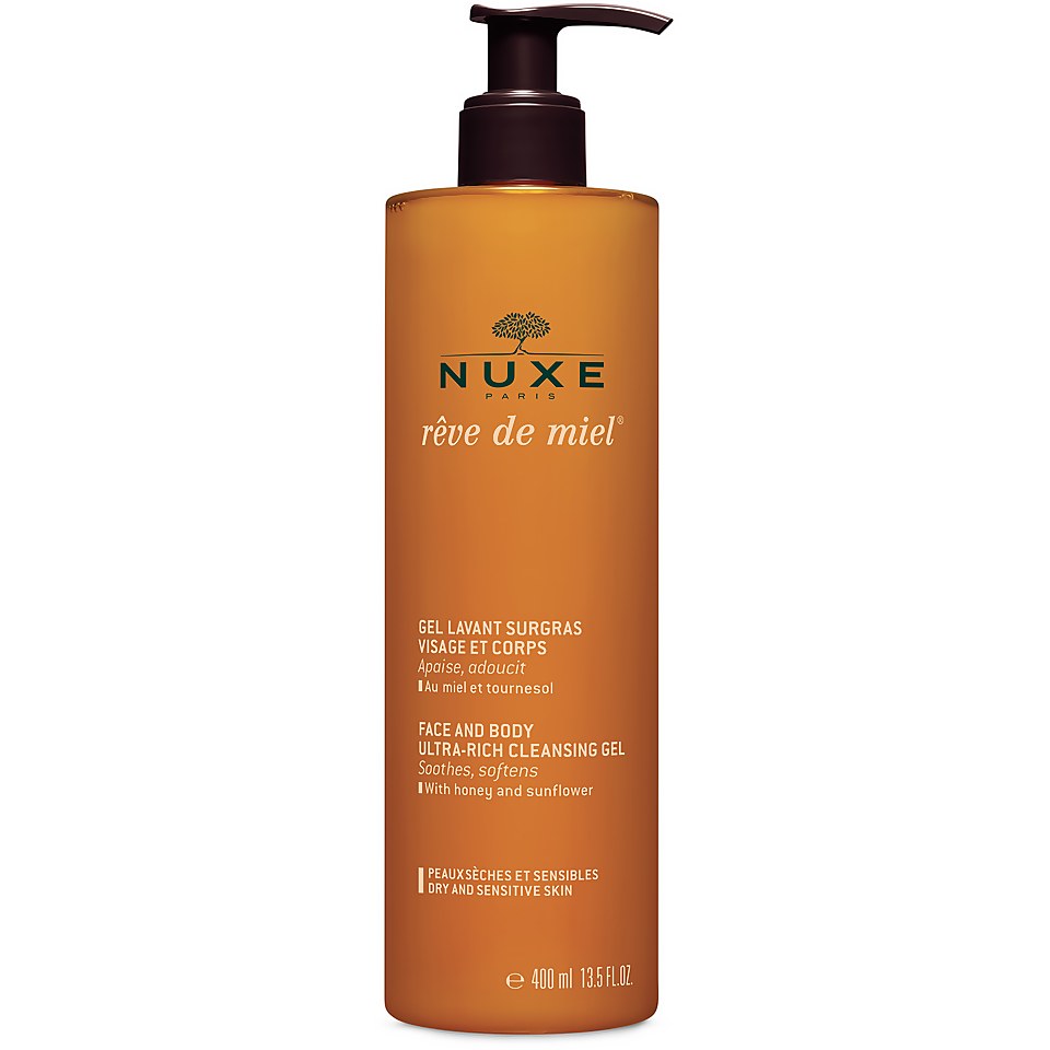 Nuxe Reve De Miel Face And Body Ultra Rich Cleansing Gel 400ml