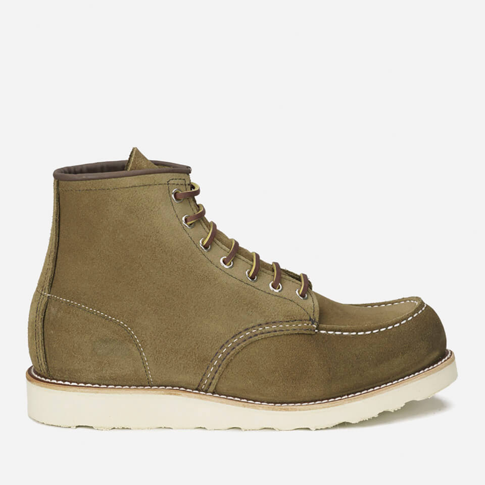 red wing moc toe olive