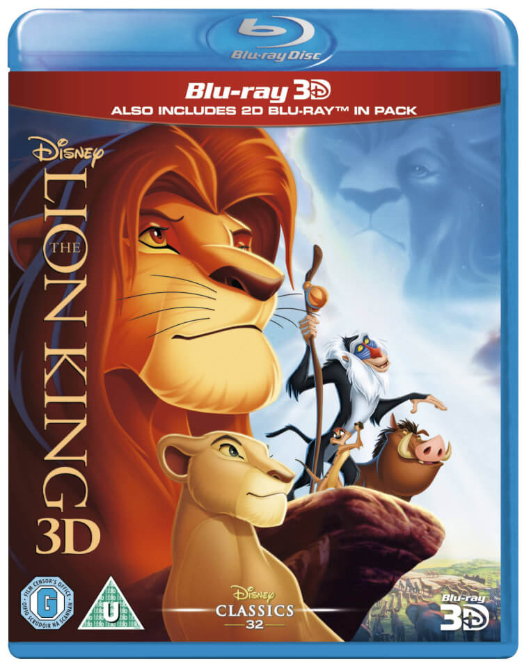 The Lion King 3D Blu-ray - Zavvi UK