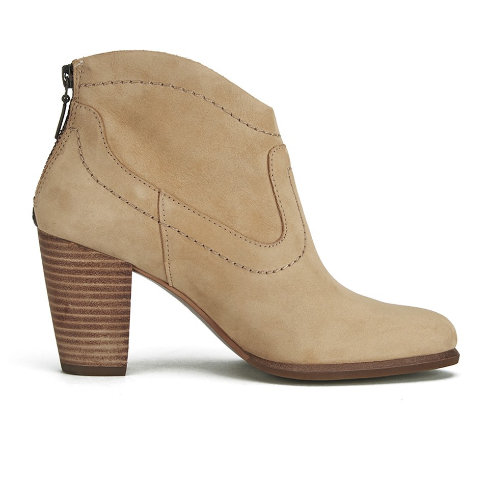 UGG Women's Charlotte Suede Heeled Ankle Boots - Wet Sand - Free UK ...